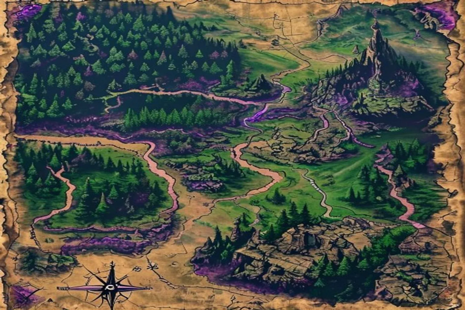 Riftbound Realms world map